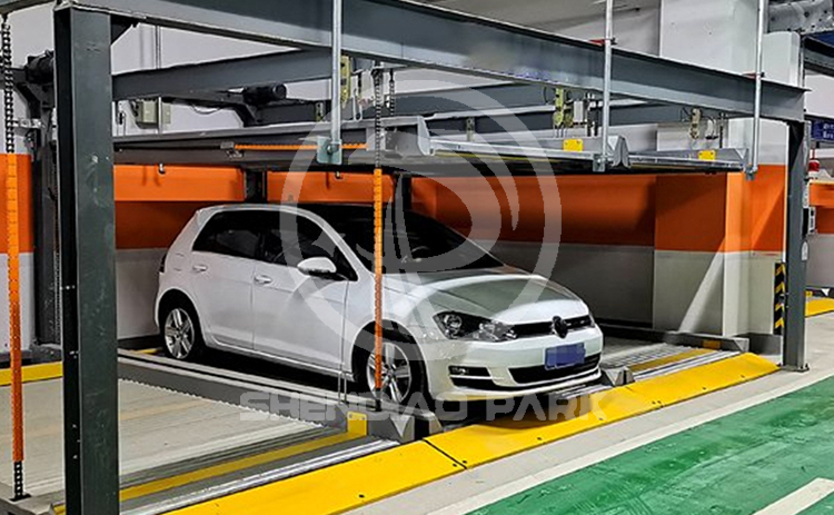 神雕智能可移動(dòng)立體車庫(kù)地下兩層